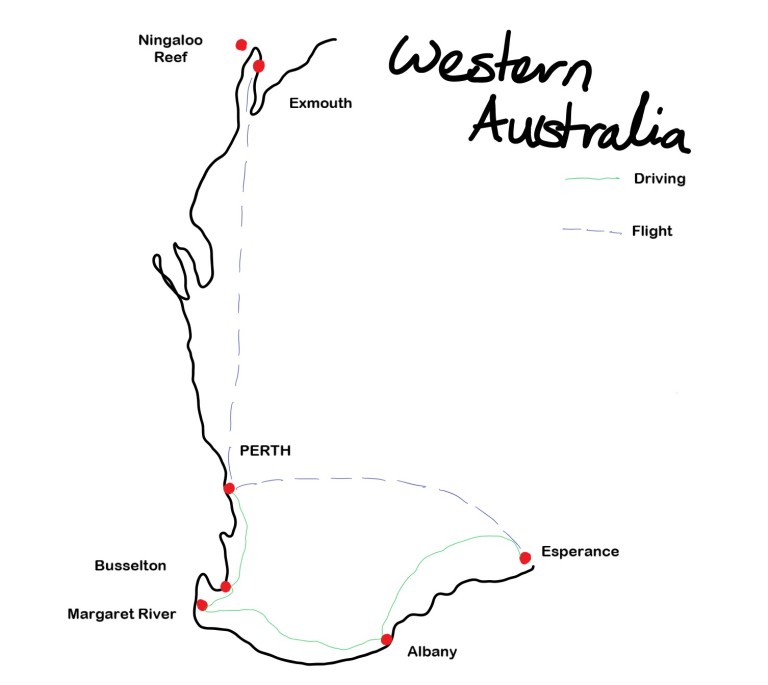 Western Australia Map